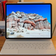The latest iPad Pro with the Magic Keyboard.